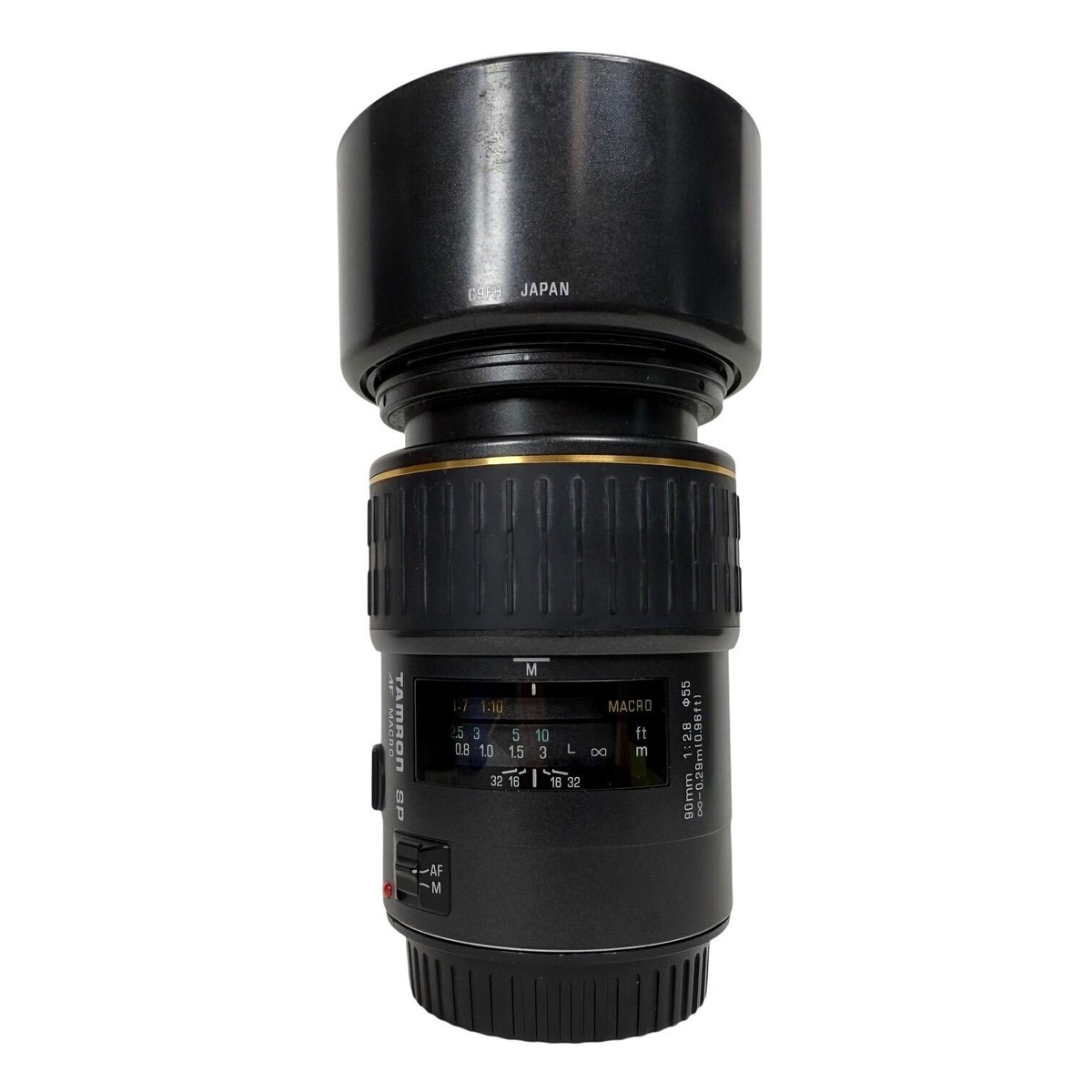 Tamron SP AF 90mm F/2.8 Macro Lens Canon Mount W/ Hood Made