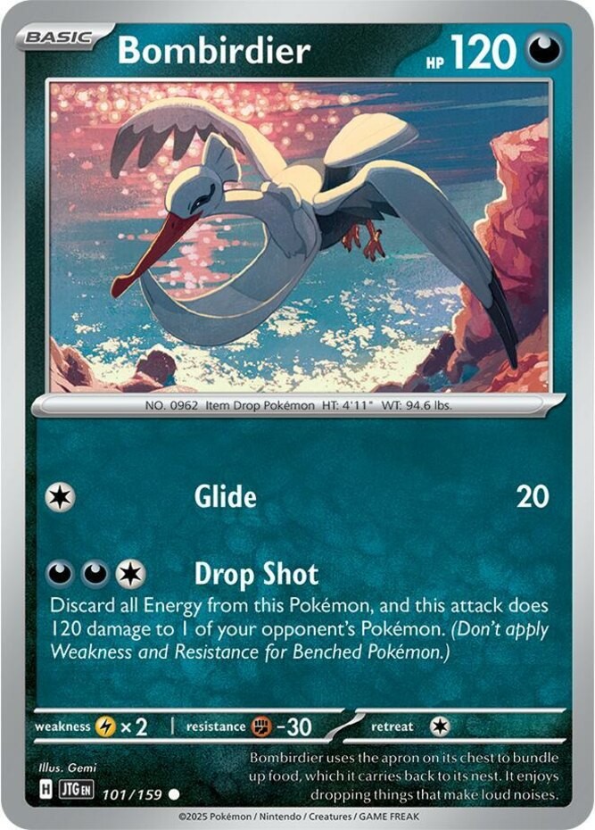 Bombirdier - 101/159 - Common - Reverse Holo - Near Mint