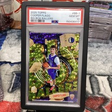 Topps 2025-26 Big Box Ballers Cooper Flagg Dallas Mavericks Rookie #BB-1 PSA 10