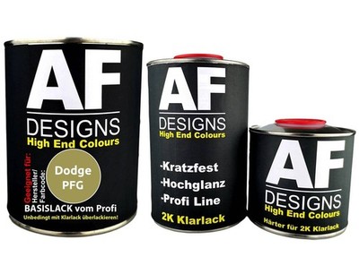 FÜR Dodge PFG Optic Green Perl 2,5L Autolack Set Klarlack Härter