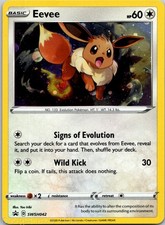 Eevee SWSH042 Holo Promo Sword & Shield Promo Pokemon NM on eBay