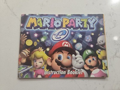 Mario Party e-Reader (GBA, 2002) - Manual Only - NO GAME Mario Party-e Base Set