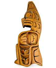 Albert Robertson Kingcome Inlet Kwakiutl Tribe Thunderbird Carving Wall Plaque