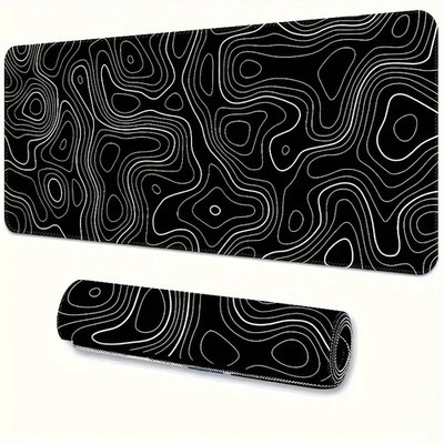 Large Gaming Mouse Pad 23.62 x 11.81 In to 35.43 x 15.75 In Non Slip Rubber