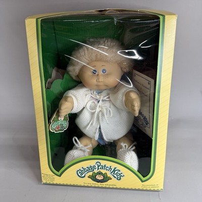 1984 Cabbage Patch Kids JESMAR Spain Blonde Hair In Box and Certificate