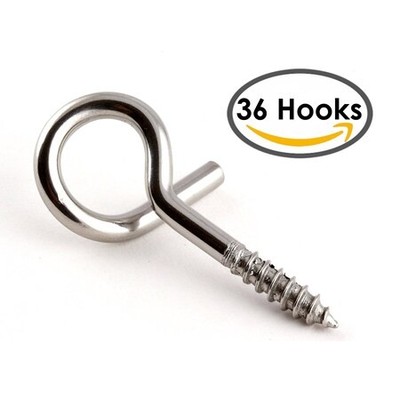 ELECTRIDUCT HM-QH-36 Hangman Stainless Steel Q-Hangers 36pk