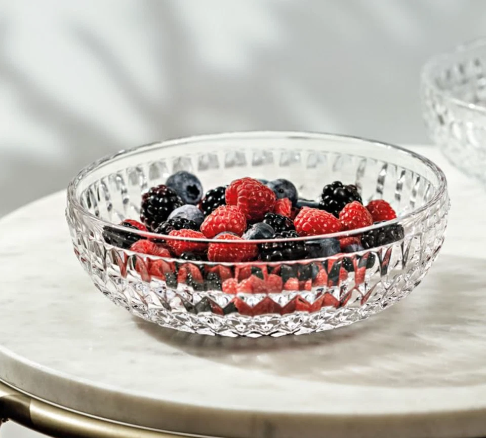 VILLEROY & BOCH BOSTON COLLECTION TAZÓN DE POSTRE DE CRISTAL 6,75" 23,5 OZ NUEVO Foto 3 de 4