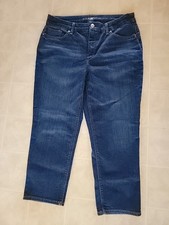 Chicos size 0.5 So Lifting Slim Leg denim blue Capri jeans Dark wash Petite