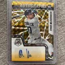 Marketplace image: 2022 Mosaic Chas McCormick RC SUPERFRACTOR  One of One Rookie Auto  #1 /1