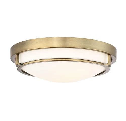 Meridian M60019 2 Light 13"W Flush Mount Bowl Ceiling Fixture - Bronze - Picture 3 of 12