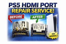 Mail-In PS5 / Xbox HDMI Port Repair Service – No Signal / No Display – 1 day Fix