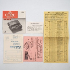 NEC PC Engine CORE GRAFX Console system PI-TG3 Boxed Tested Working NTSC-J PCE