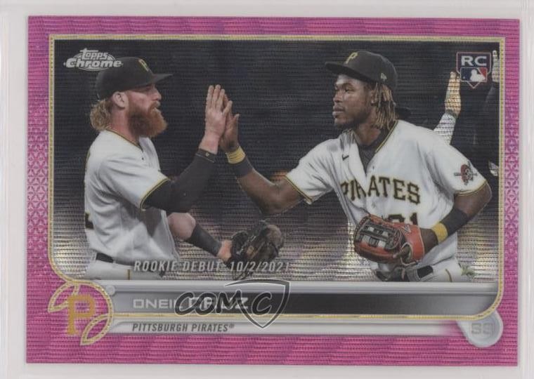 2022 Topps Chrome Update Rookie Debut Pink Wave Refractor Oneil Cruz #USC74 1e92
