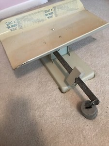 Antique Health-o-Meter Stork Scale Baby Scale. Price Reduced