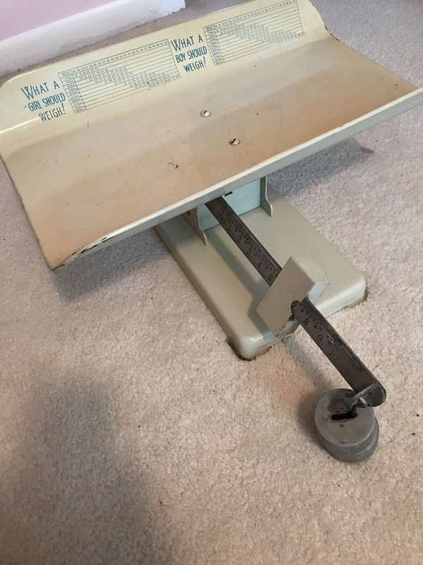 Antique Health-o-Meter Stork Scale Baby Scale. Price Reduced