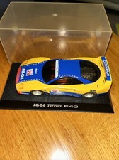 scalextric Ferrari F40 IGOL In Perspex Box And Plinth very good condition