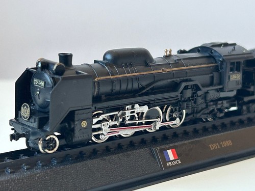 D51 Orient Express 1988 französische Dampflok Modell Diecast Amercom Altaya - Bild 17 von 18