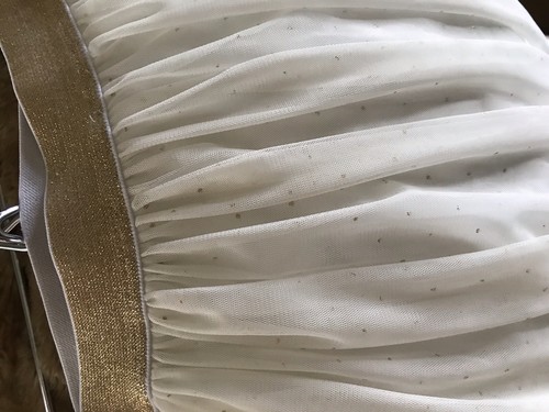 $60 Speechless Girls Cream Tulle Midi Skirt 25” Long Size XL 13-14 y Worn 1x! - Picture 6 of 10