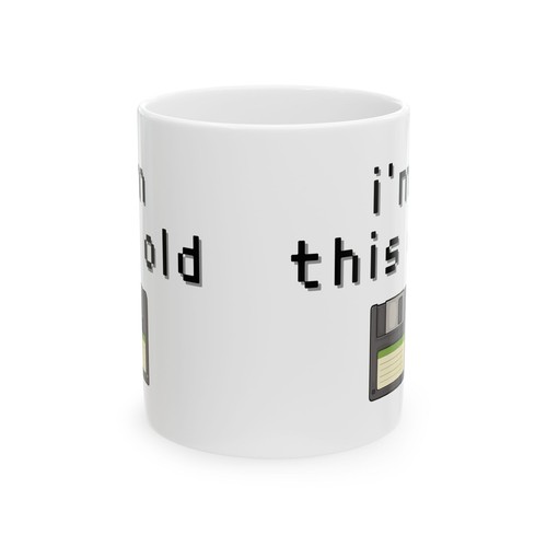 Tazas de café divertidas "I'm This Old" regalos - tazas de té de diseño años 80 90 (11 oz o 15 oz) - Imagen 3 de 9