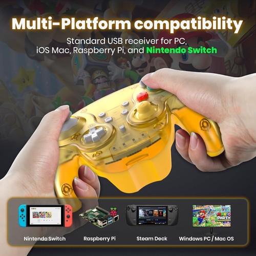 Wireless N64/SNES/NGC Switch Online Controller USB Receiver for Switch PC NSO - Picture 60 of 74