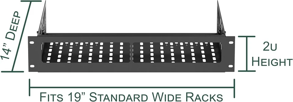 ynVISION.DESIGN Custom Rack Shelf Compatible with SONOS AMP | Rack Mountable - Image 2 of 4