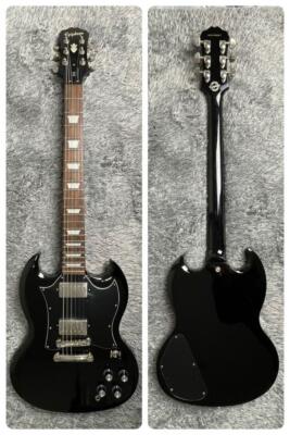 ギター Epiphone SG CustomShop Amazon.com: Epiphone SG Custom Electric Guitar Ebony Gold