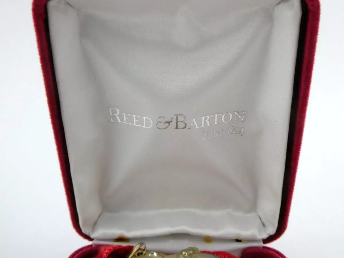 Sterling silver baby's shop first christmas ornament