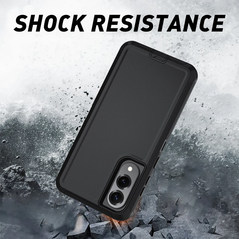 For Samsung Galaxy S25 Edge Case Heavy Duty High Impact Rugged 3Layer Hard Cover - Image 3 of 4
