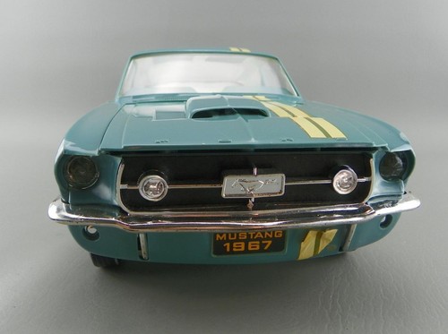 Vintage Wen-Mac AMF 1967 Ford Mustang GT Fastback 2+2 16" Model w/ Original Box - Picture 13 of 24