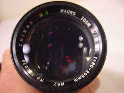 CHINAR MC MACRO ZOOM 1:4.5 f=80-205 CAMERA LENS | eBay
