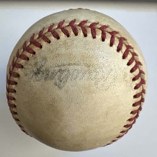 RENE LACHEMANN Autographed SIGNED OMLB Coleman Baseball Florida Marlins A’s - Picture 3 of 3