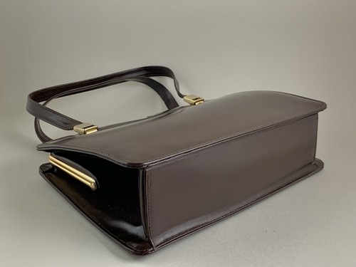 Czarina Large Brown Calf Leather 1950s Vintage Handbag Buff Suede LIning & Box - Picture 12 of 24
