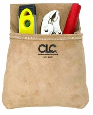 CLC 1 in. W X 12.75 in. H Suede Tool Pouch 1 pocket Tan 444X