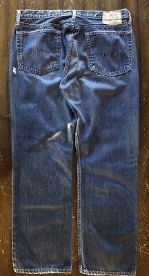 ラルフローレン　デニム　15941 16サイズ Vtg Polo Ralph Lauren 15941 Jeans Mens 46B X 32 Blue Denim