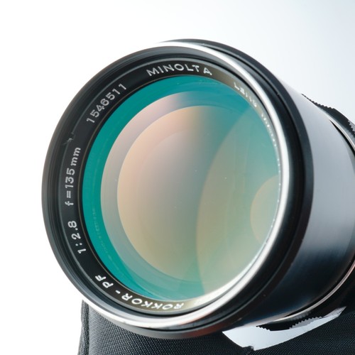 EX+5 MINOLTA MC TELE ROKKOR PF 135mm F/2.8 Telephoto MF Lens From JAPAN - Picture 12 of 16