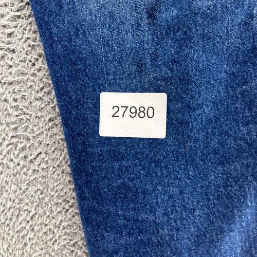 Vintage Lee Jeans Mens 32x34 Blue Dark Wash Cotton Slim Straight Fit Workwear - Imagen 8 de 8