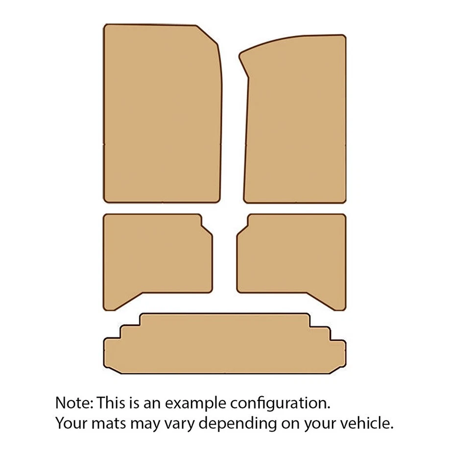 Juego de alfombrillas de alfombra Lloyd ULTIMAT 5 piezas - 3 filas - elección de color Foto 4 de 4