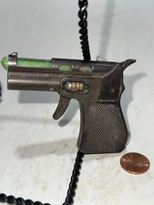 Pistol Metal Lighter VTG Gun Empty - For PARTS/REPAIR!