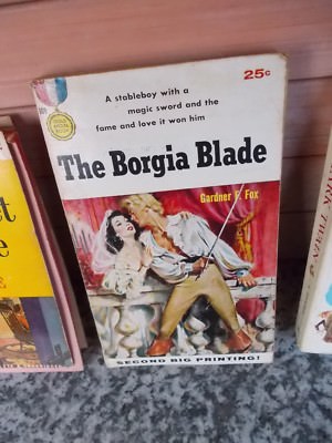 The Borgia Blade, by Gardner F. Fox, a Gold Medal books book