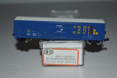 N Scale Con-Cor 001-148205 Golden West Service 57' Mechanical Reefer C43787