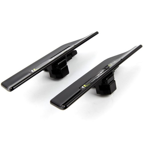 Car Accessories Wiper Stand Windshield Wiper Blade Protector Spoiler Black Pair - Photo 1/11