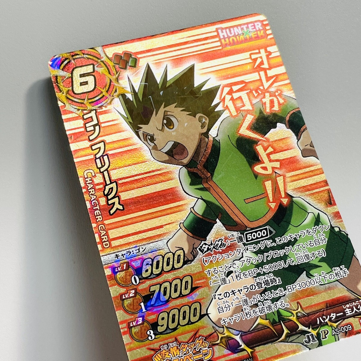 P AS-009 Gon Miracle Battle Carddass Hunter × Hunter Card Japan