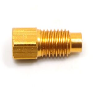 1× R12 To R134a Fitting Adapter 1//4/" Female Flare With O-ring X 1//2/" Acme Male