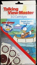 Donald Duck's Vacation 3D Electronic Talking View-Master 3 Reel Set