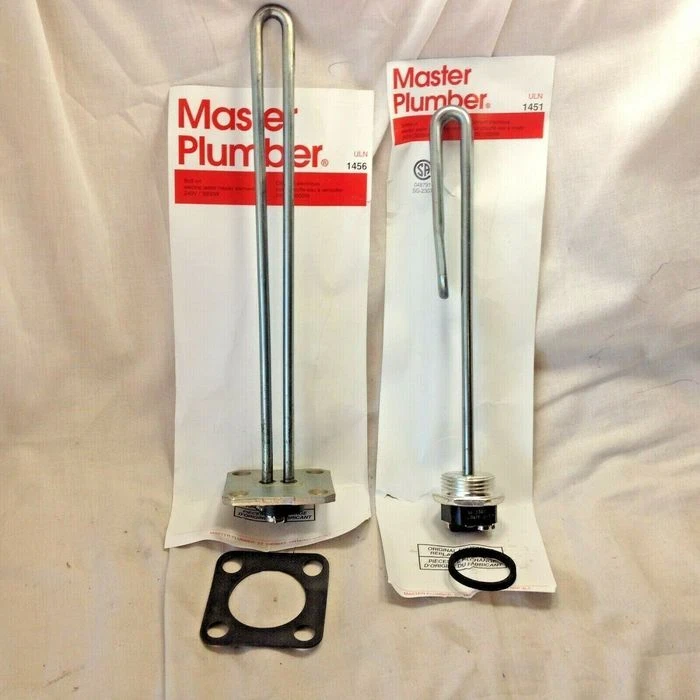 MASTER PLUMBER#1456/#1451 WATER HEATER ELEMENTS-240V/3000WATT-2UNITS  PKG#170 | eBay