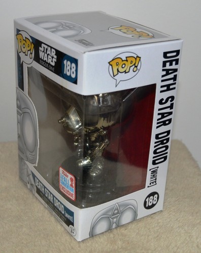 Star Wars Funko pop DEATH STAR DROID 188 NYCC 2017 LE - Imagen 3 de 7