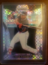 2019 Panini Prizm Baseball JOSE RAMIREZ power plaid 07/75-Indians