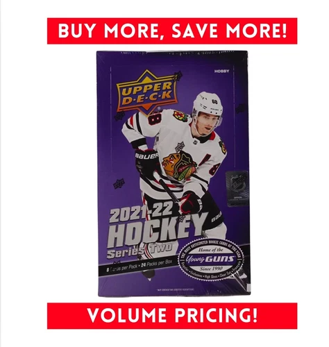 2021-22 Upper Deck Series 2 Hockey Sealed Hobby Box