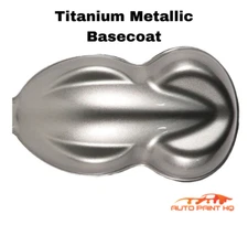 Titanium Metallic Basecoat Clearcoat Quart Complete Paint Kit