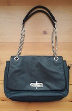 Borsa donna Carpisa blu poliestere simil pelle borsa a spalla regolabile ottima!